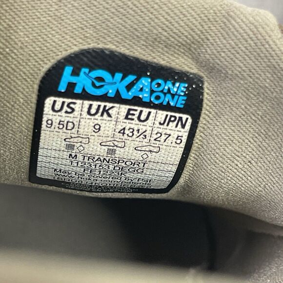 Hoka 1123153-DEGG Transport Running Shoes for Men - Dune/Eggnog 9.5 D Men’s A - Picture 7 of 10